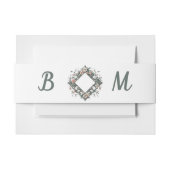 Bandeau De Faire-part Vigne Florale Terreuse (Devant Example)