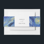 Bandeau De Faire-part Vincent Van Gogh Mariage de nuit Starry<br><div class="desc">Élégants groupes de ventre faire-part de mariage moderne avec peinture de nuit Vincent Van Gogh Starry</div>