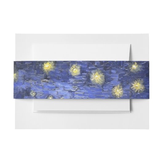 Bandeau De Faire-part Vincent Van Gogh Starry Night Over The Rhone (Devant Example)