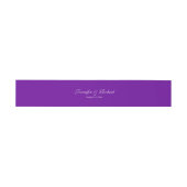 Bandeau De Faire-part Violet (Plat)