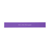 Bandeau De Faire-part Violet clair (Plat)