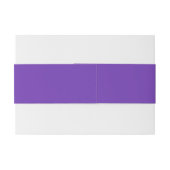 Bandeau De Faire-part Violet clair (Dos exemple)