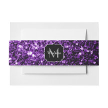 Violet foncé faux paillettes brillantes scintillen