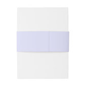 Bandeau De Faire-part Violet Pervenche Pastel (Dos Example)