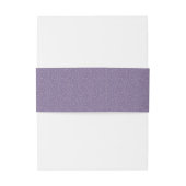 Bandeau De Faire-part Violet Vins Motif Monogramme (Dos Example)