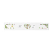 Bandeau De Faire-part Virgin Mary Monogrammed Invitation Belly Band (Plat)