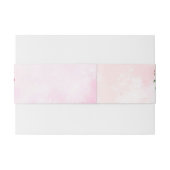 Bandeau De Faire-part Wedding shower forestier tropical des Bougainvilli (Dos exemple)