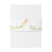 Bandeau De Faire-part Whimsical Forest Raccoons Rustic Mariage (Dos Example)