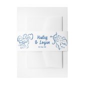 Bandeau De Faire-part Whimsical Illustré Cupid moderne Mariage amusant (Devant example)