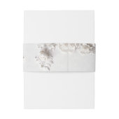 Bandeau De Faire-part White 3 Floral Initials Wedding (Dos Example)