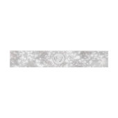 Bandeau De Faire-part White Snowflakes Winter Wonderland Mariage (Plat)