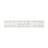 Bandeau De Faire-part Wild Flowers Hand Written Wedding  (Plat)