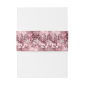 Bandeau De Faire-part Wildflower Field Impressionism-Mauve (Dos Example)