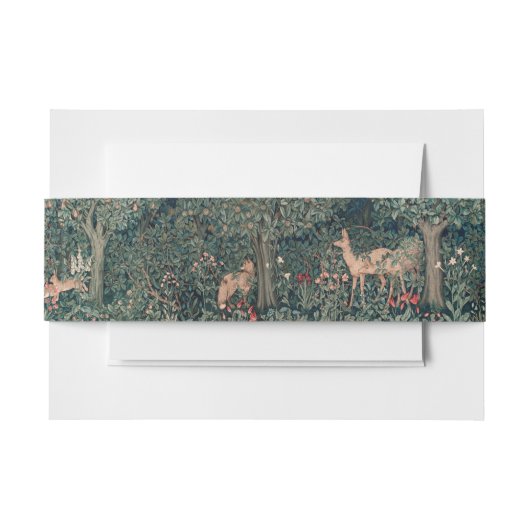 Bandeau De Faire-part William Morris Faune sauvage Fox (Devant Example)