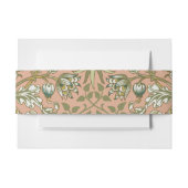 Bandeau De Faire-part William Morris Hyacinth Flower Rose Art (Devant Example)