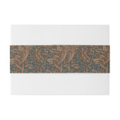 Bandeau De Faire-part William Morris Motif Floral Classique Arcadie (Dos exemple)
