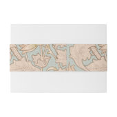 Bandeau De Faire-part William Morris Wild Tulip Fleur Design Floral (Dos exemple)