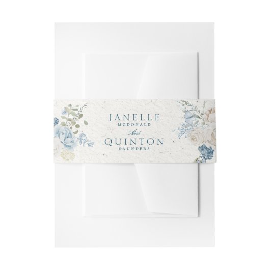 Bandeau De Faire-part Winter Florals Cotswold Romantic Wedding (Devant example)