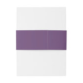 Bandeau De Faire-part Wisteria Mariage simple violet (Dos Example)
