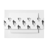 Bandeau De Faire-part Wolf Silhouette (Devant Example)