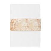 Bandeau De Faire-part Woodland Wedding tree Bark Monogram Custom (Dos Example)