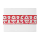 Bandeau De Faire-part Xmas knitting seamless (Dos exemple)