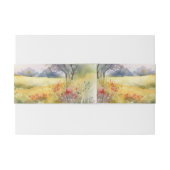 Bandeau d'invitation de grange jaune d'été (Dos exemple)