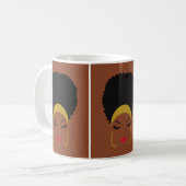 Bandeau et mug Afro Puff (Devant gauche)