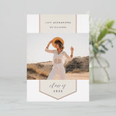 Bandeau | Faire-part d'obtention d'une licence pho (Debout devant)