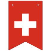 Bandeau publicitaire pour le drapeau suisse (Deuxième drapeau)