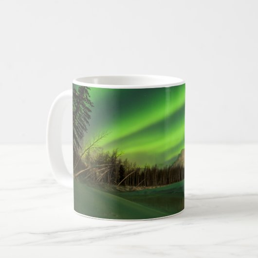 Banded Aurora Koffiemok (Voorkant links)