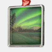 Banded Aurora Metalen Ornament (Links)