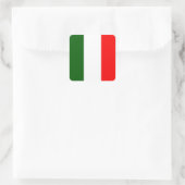Bandeira da Itália Vierkante Sticker (Tas)