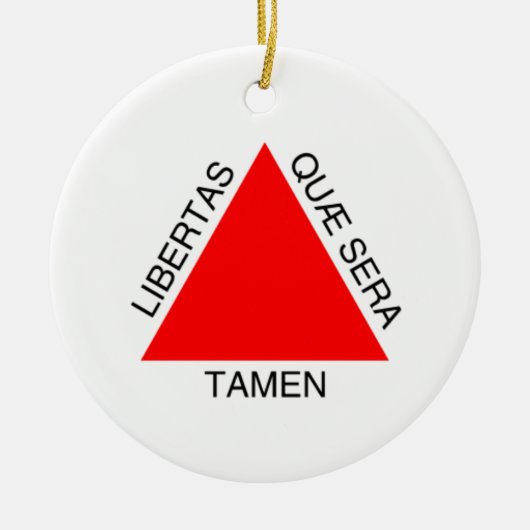 Bandeira de Minas Gerais, Brasil Keramisch Ornament (Voorkant)