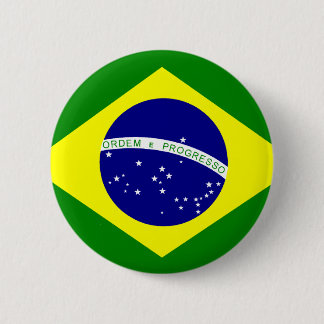 Bandeira do Brasil Ronde Button 5,7 Cm