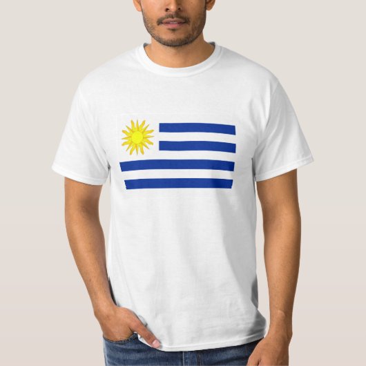 Bandeira do Uruguai T-shirt (Voorkant)