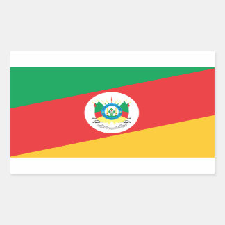 Bandeira Rio Grande do Sul  Brasil Rechthoekige Sticker