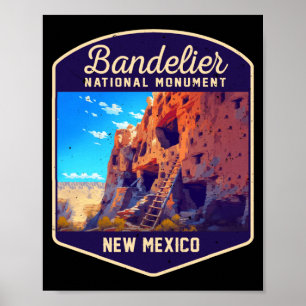 Bandelier nationaal monument New Mexico wandelen Poster