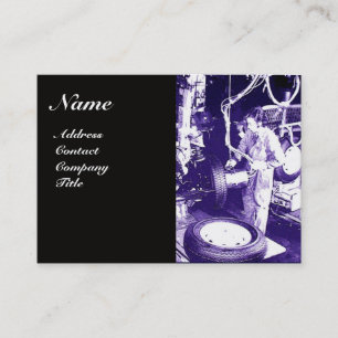 BANDEN, AUTOMOTIEF, auto-reparatieslagers, zwart m Visitekaartje