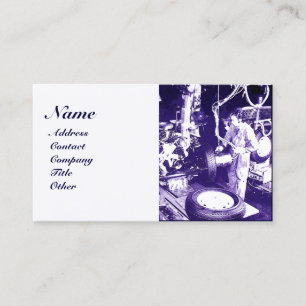 BANDEN, AUTOMOTIEF, autoreparatiekleding, monogram Visitekaartje