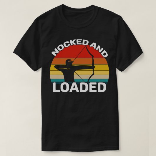 Banden en laden van boogschieten t-shirt (Design voorkant)