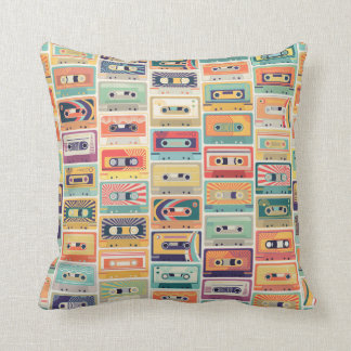 banden met Retrocassette Kussen