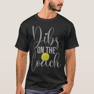 Banden op het T-shirt van de coach softball voor c