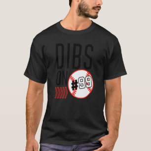 Banden op nummer 99 Baseball Sportspelerband venti T-shirt