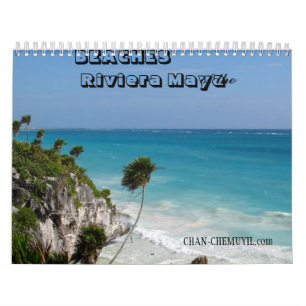 Banden van de kalender Riviera Maya