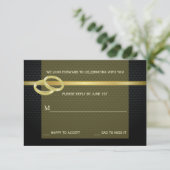 Banden van Gold Reply Card Kaart (Staand voorkant)