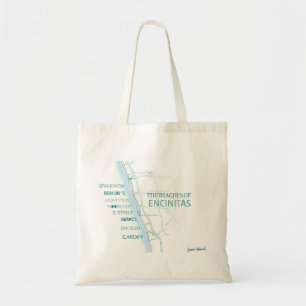 Banden van het ontwerp van Encinitas Tote Bag