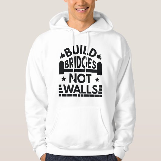 Banden zonder mallen bouwen hoodie (Voorkant)