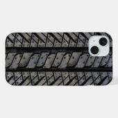 Bandenrubberdraad automobieltextiel iPhone hoesje (Achterkant horizontaal)