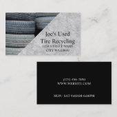 Bandenservice Verkoop Nieuwe gebruikte automatisch Visitekaartje (Voorkant / Achterkant)